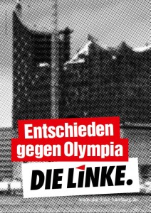 Die Linke Olympia Plakat